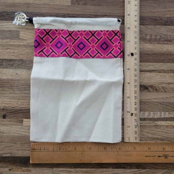 Tory Burch Drawstring Dust Bag Cover 8.5 x9" - Picture 3 of 6